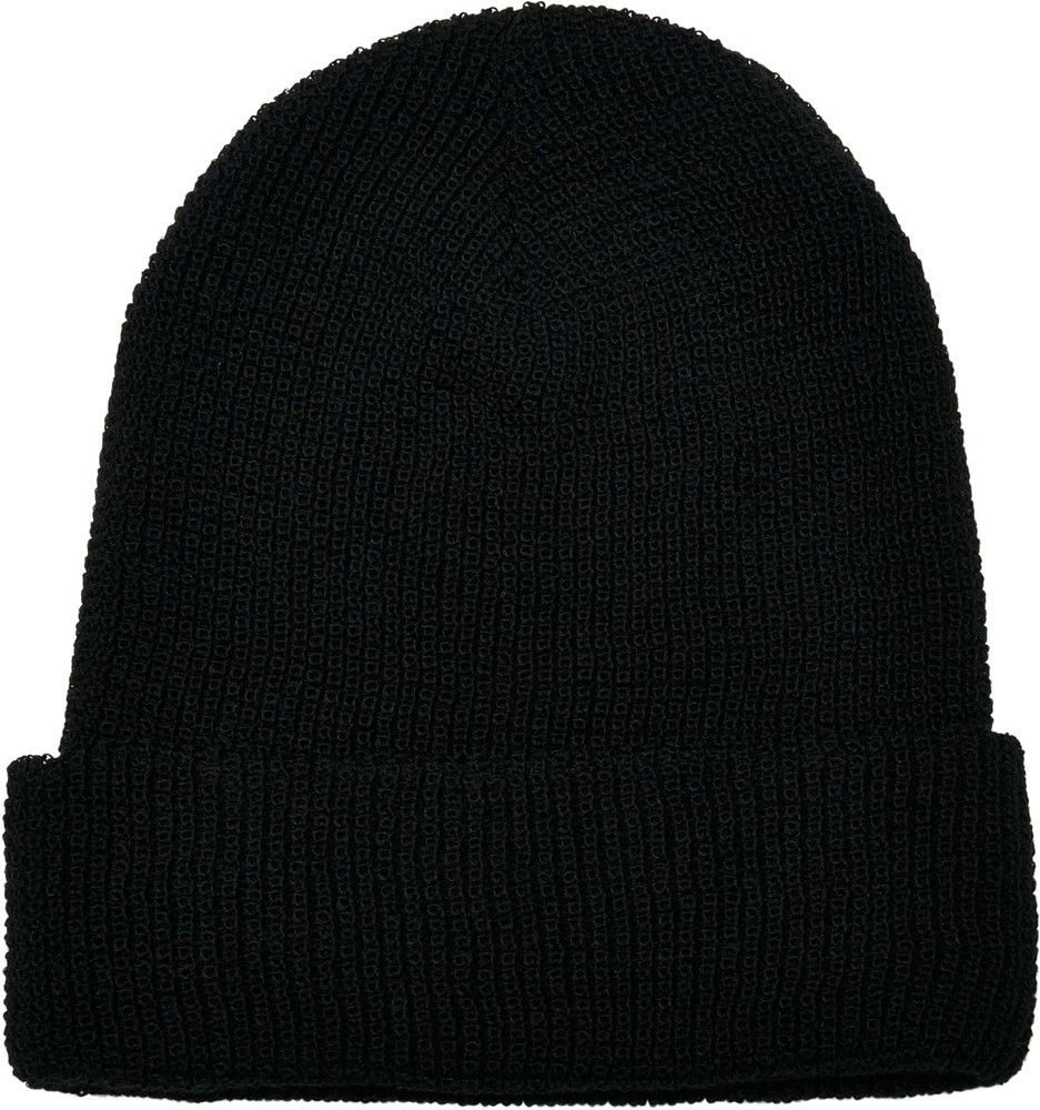 Flexfit Mütze Recycled Yarn Waffle Knit Beanie Schwarz - Herren / Unisex