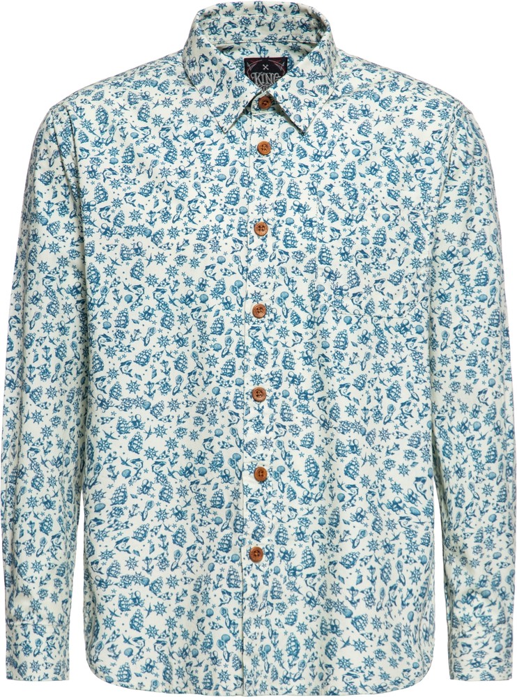 King Kerosin Langarm Hemd Sailor-Tattoos - Herren / Unisex