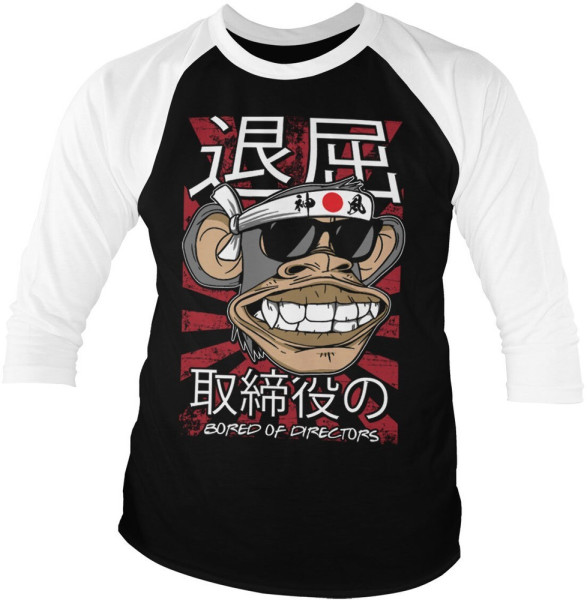 Bored of Directors Bored Of Directors - Japan Baseball 3/4 Sleeve Tee Longsleeves White/Black