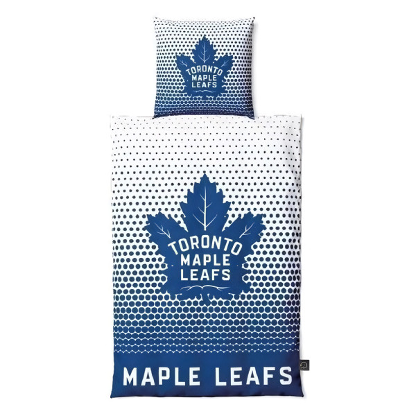Toronto Maple Leafs Bettwäscheset Dots Eishockey Blau