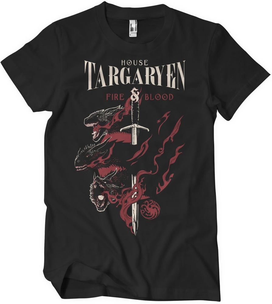 Game of Thrones T-Shirt House Targaryen T-Shirt WB-1-GOT004-H38-4 - Herren / Unisex
