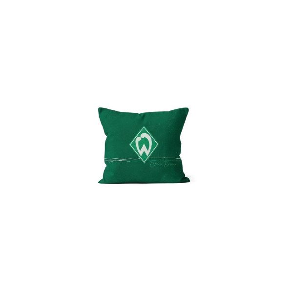 SV Werder Bremen Kissen Raute Fussball Grün-40x40cm