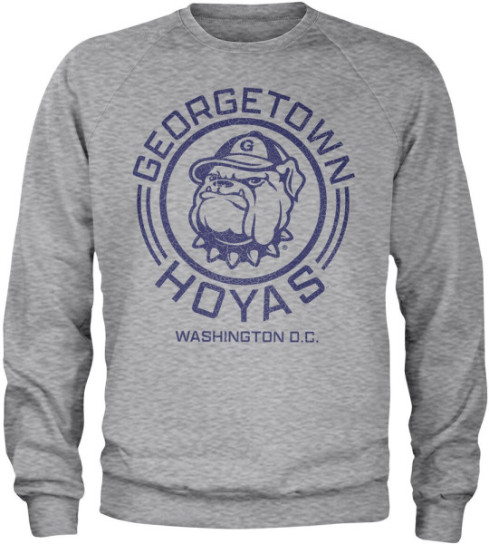University Of Georgetown Hoyas Washington Sweatshirt Heather-Grey