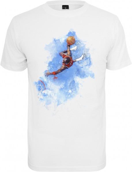 Mister Tee T-Shirt Basketball Clouds Tee White