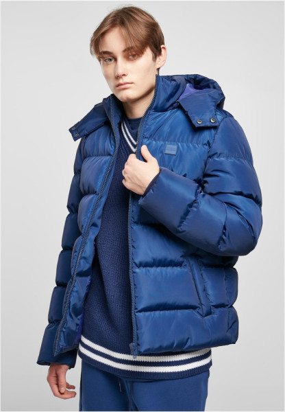 Urban Classics Jacke Hooded Puffer Jacket Spaceblue