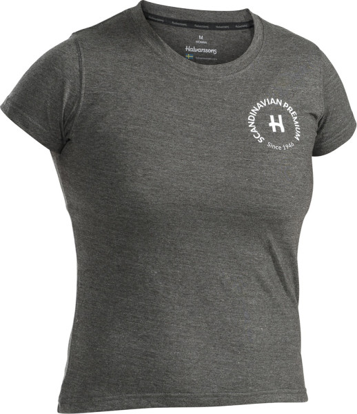 Halvarssons Damen Female Shirt T-Shirt H Tee Woman Graphite 710-23130497