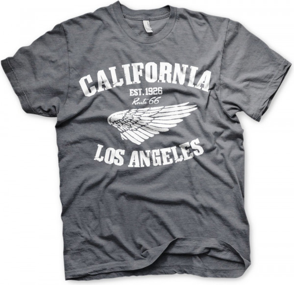 Route 66 California T-Shirt Dark-Heather