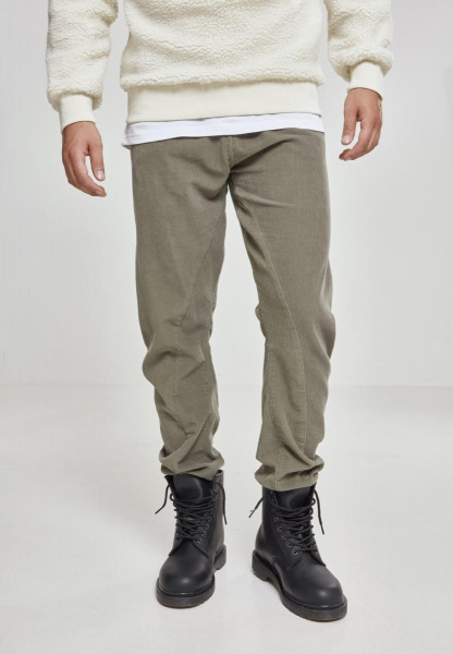 Urban Classics Sweatpants Corduroy Jog Pants Olive