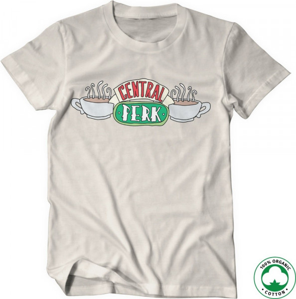 Friends Central Perk Organic T-Shirt Off-White