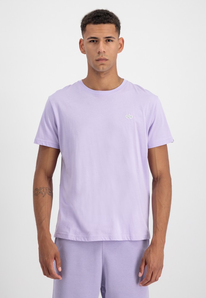 Tops / Unisex Alpha T-Shirts Pale EMB | T-Shirt | Men Industries Violet | Lifestyle