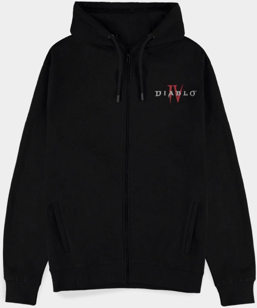 Diablo IV - Lilith Rising - Men's Zipper Hoodie Black