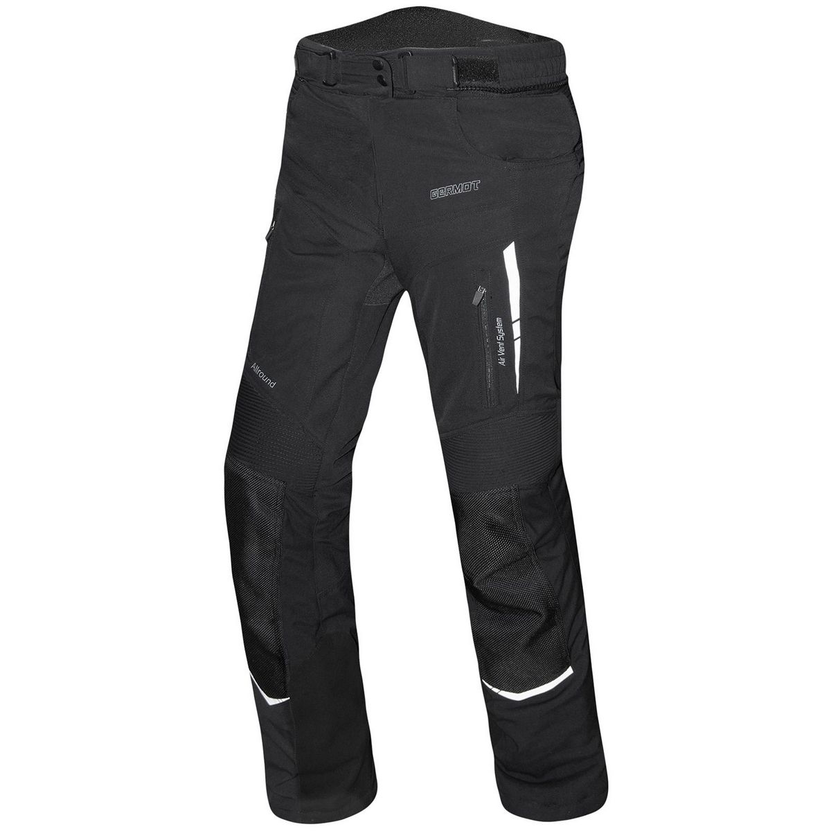 Germot Damen Motorrad Hose Textilhose Allround Schwarz - Damen