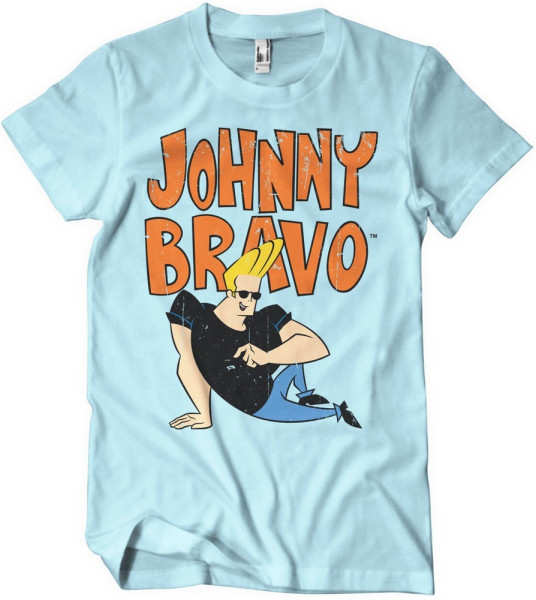 Johnny Bravo T-Shirt Skyblue