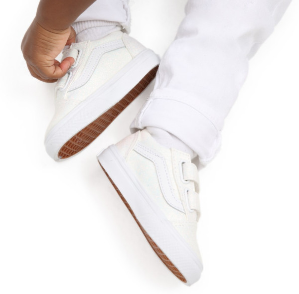 Vans Kinder Kids Lifestyle Classic FTW Sneaker Td Old Skool V Glitter White