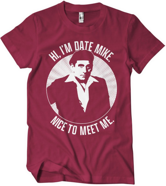 The Office Date Mike T-Shirt Tango-Red