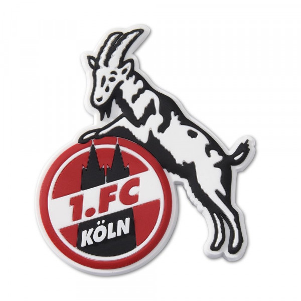 1. FC Köln PVC Magnet Logo Fussball Rot/Weiß
