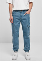 Southpole Hose Denim With Cargo Pockets Retro Midblue Washed