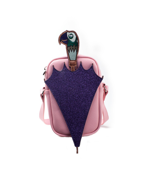 Disney Mary Poppins Glitter Umbrella Shoulder Bag Pink