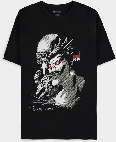 Death Note - Shinigami Demon Crew - Men's Short Sleeved T-shirt Black