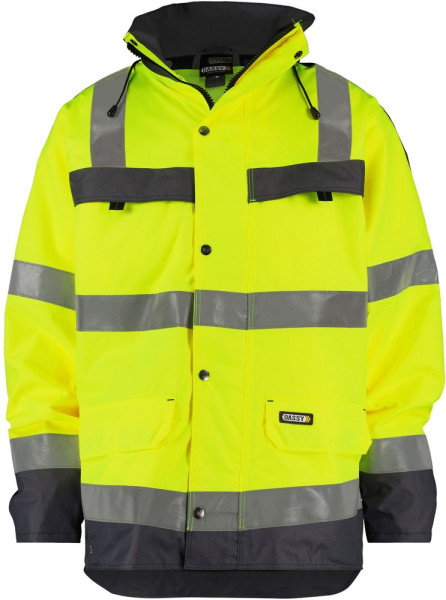 Dassy Warnschutz Regenjacke Warnschutz Regen-Parka Atlantis PES70