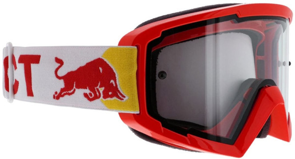 Spect Sportbrille Red Bull Whip Mx Goggles Singel Lens Red Clear 674-220097