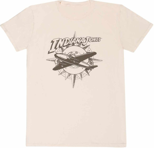 Indiana Jones - Plane And Compass T-Shirt
