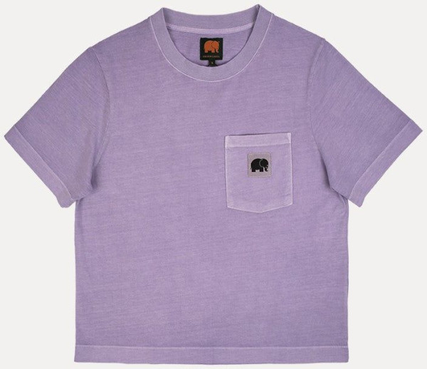 Trendsplant Damen T-Shirt Women's Garceta Pigment Dyed T-Shirt Lavender
