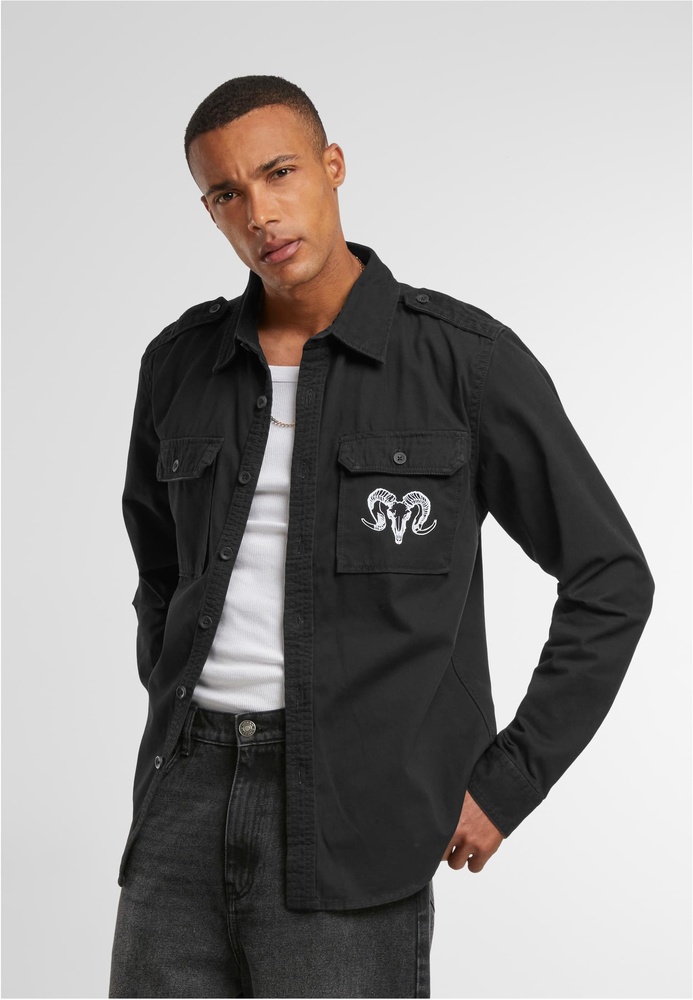 Mister Tee Capricorn Skull Shirt Longsleeve MT3282 - Herren / Unisex