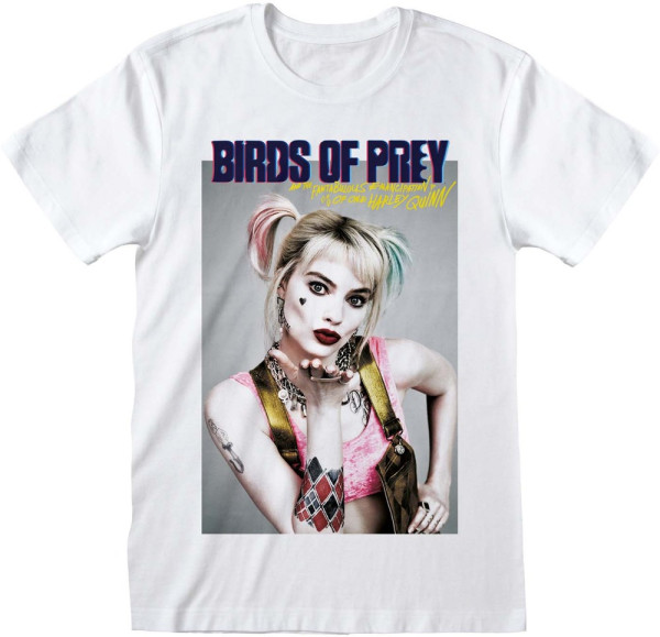 Birds Of Prey - Poster Style T-Shirt White