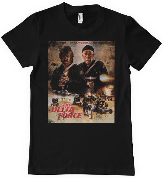 The Delta Force Vintage Poster T-Shirt Black