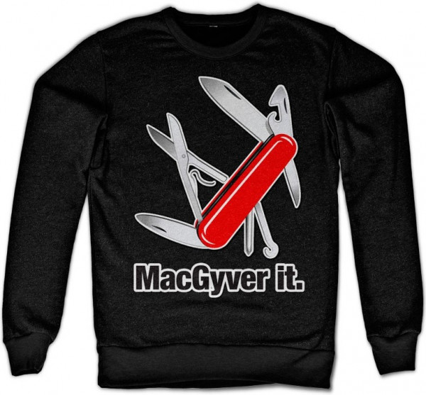 MacGyver It Sweatshirt Black