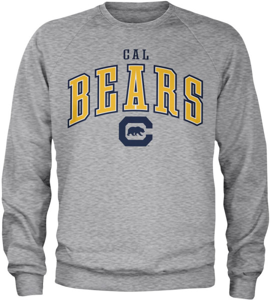 Berkeley University of California Bears Big Patch Sweatshirt Heather-Grey