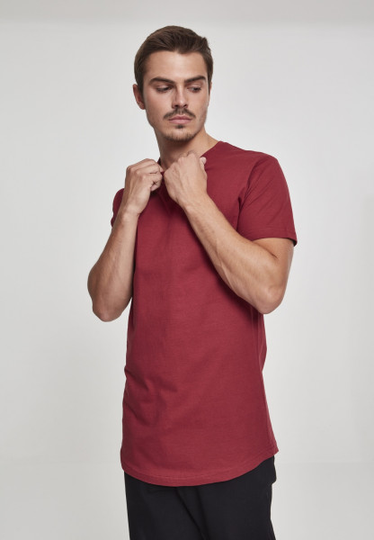 Urban Classics T-Shirt Shaped Long Tee Burgundy