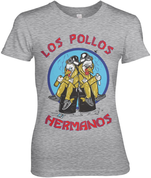 Breaking Bad Walter & Jesse Hermanos Girly Tee Damen T-Shirt Heather-Grey