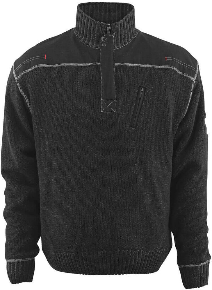 Mascot Strickpullover mit kurzem Reißverschluss Naxos Frontline 50354-835 - Herren / Unisex