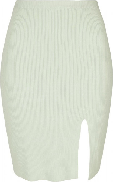 Urban Classics Damen Ladies Rib Knit Skirt Lightmint