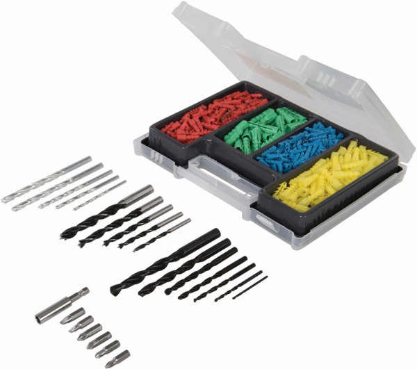 Task Bohrersätze Bohrer und Dübel, 300-tlg. Sortiment 300 Stck.