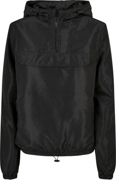 Urban Classics Damen Ladies Recycled Basic Pull Over Jacket Black