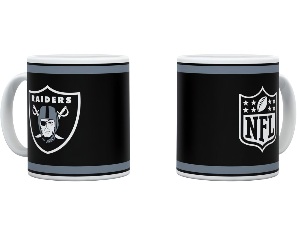 Las Vegas Raiders Matte Mug KICKOFF 2022 American Football NFL Schwarz-330 ml - Herren / Unisex