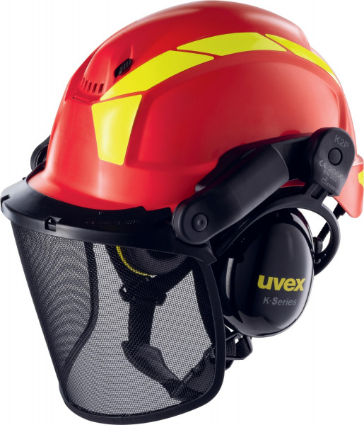 Uvex Schutzhelm Pheos 9774238 Rot Mit Lüftungen (97728)