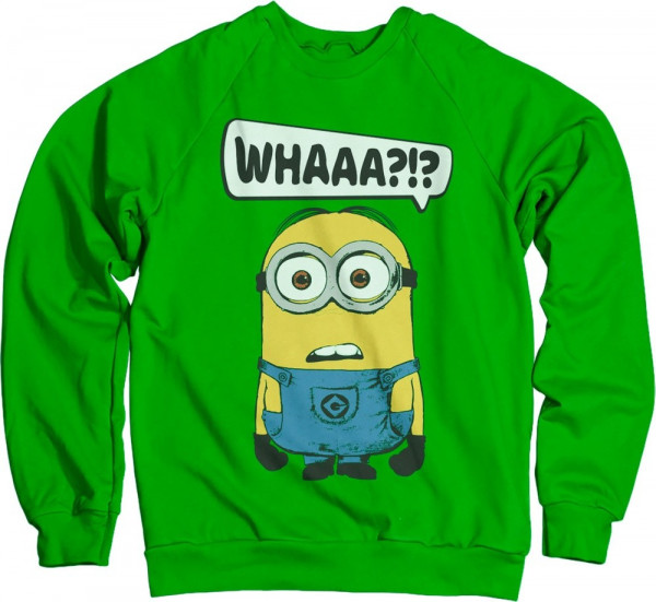 Minions Whaaa?!? Sweatshirt Green