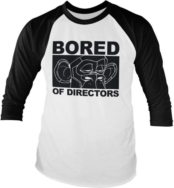 Bored of Directors Bored Eyes Baseball Long Sleeve Tee Longsleeves White/Black