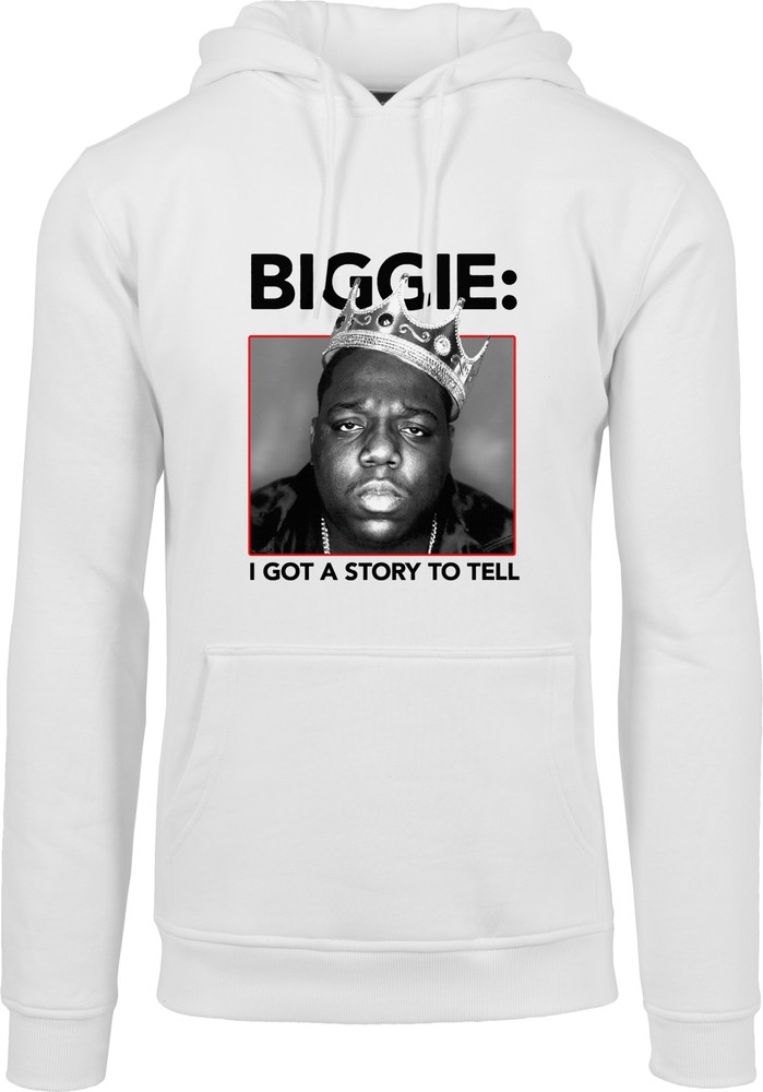 Mister Tee Biggie Crown Hoody Weiß - Herren / Unisex