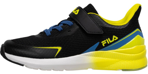 Fila Kinder Unisex Performance Laufschuhe Low Crusher V Kids Black-Vallarta Blue