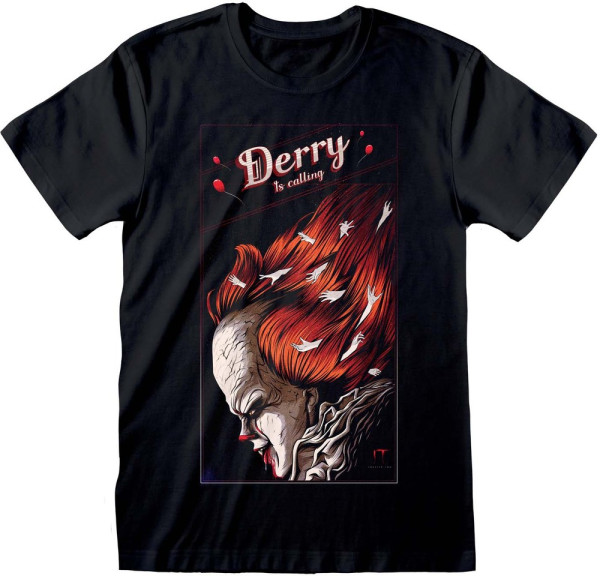 IT Chapter 2 - Derry Is Calling T-Shirt Black