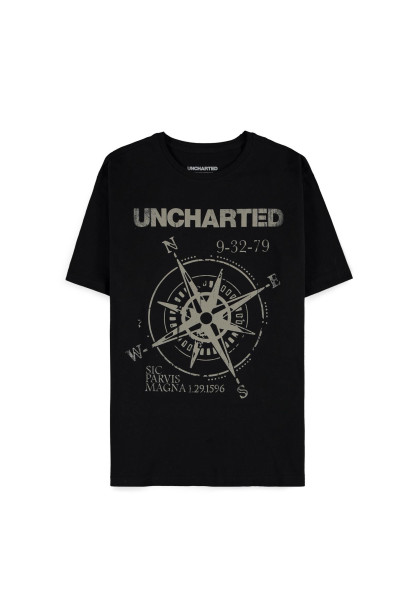 Uncharted - Men's Short Sleeved T-Shirt Black