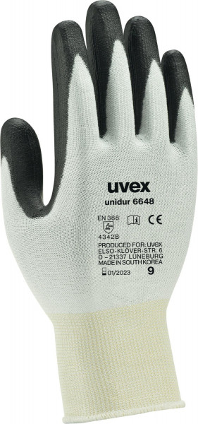 Uvex Schutzhandschuhe Unidur 6648 60932 (60932) 10 Paar