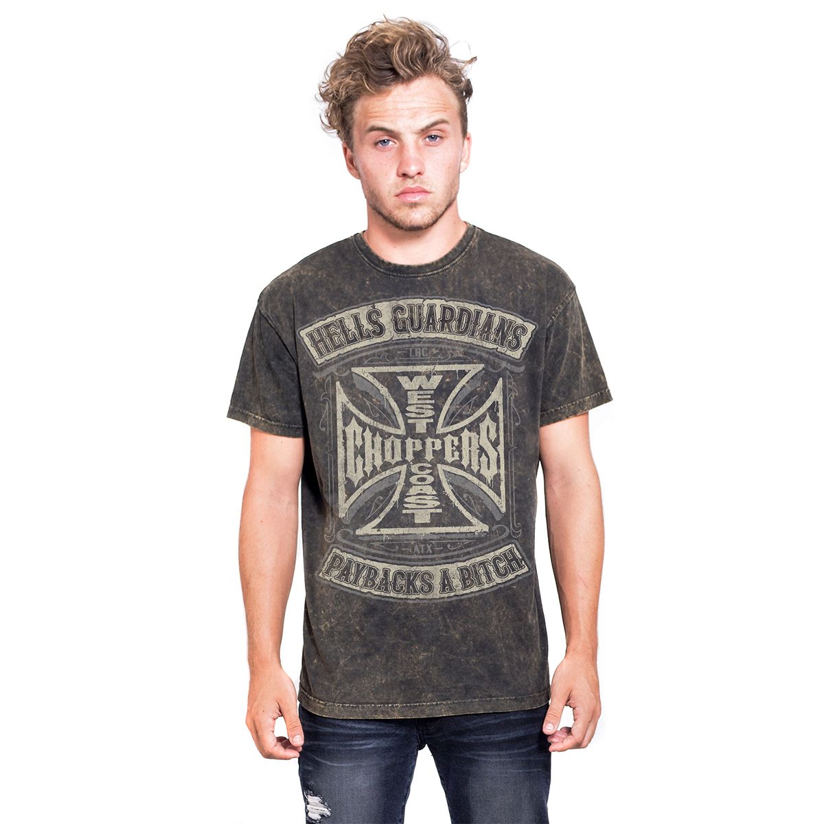 WCC West Coast Choppers T-Shirt Hells Guardians Marlite Oro - Herren / Unisex