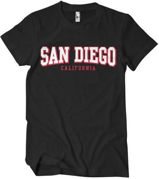 San Diego California T-Shirt Black