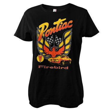 Pontiac Damen T-Shirt Firebird Retro Girly Tee GM-5-PONT004-H48-13